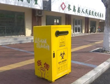 江蘇萬德福制造！廢棄口罩專用回收箱亮相長島！